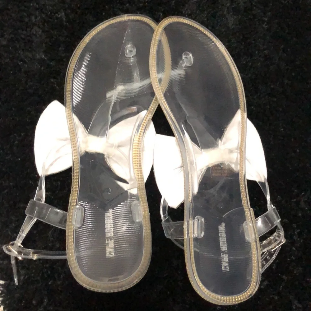 Bling Bow Sandals - Picture 5 of 5